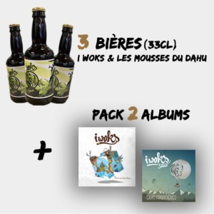 Bières I Woks + Pack 2 albums I Woks